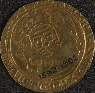 Half-Sovereign coin of Henry VIII
