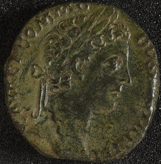 Sestertius coin of Claudius I (Ancient Roman)