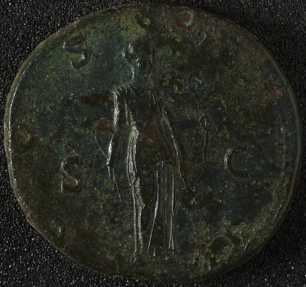 Sestertius coin of Alexander Tertius (Ancient Roman)