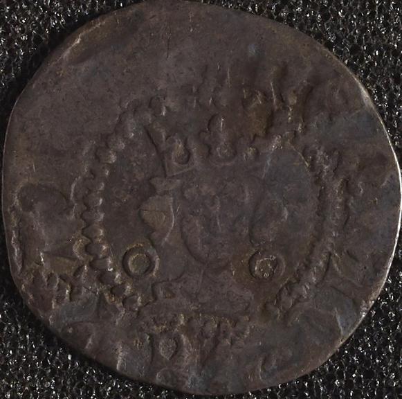 Demi-denier coin (Calais) of Henry VI