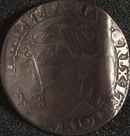 Shilling coin of Philip and Mary