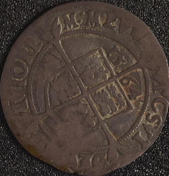 Sixpence coin of Elizabeth I