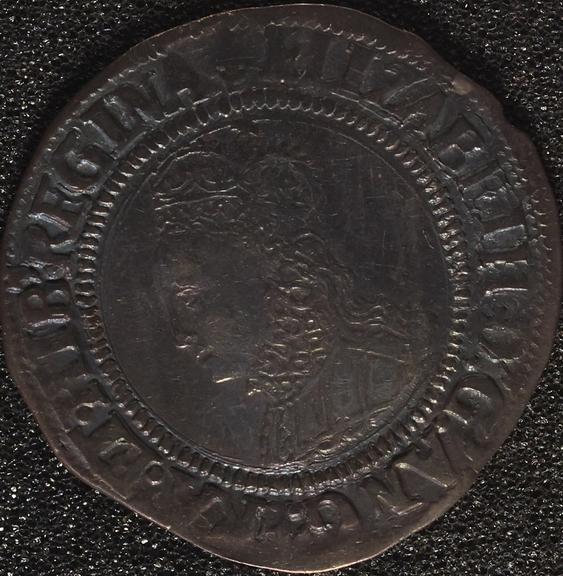 Sixpence coin of Elizabeth I