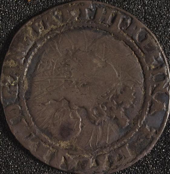 Sixpence coin of Elizabeth I