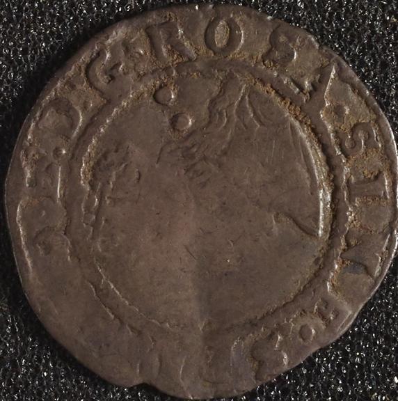 Half-Groat coin of Elizabeth I