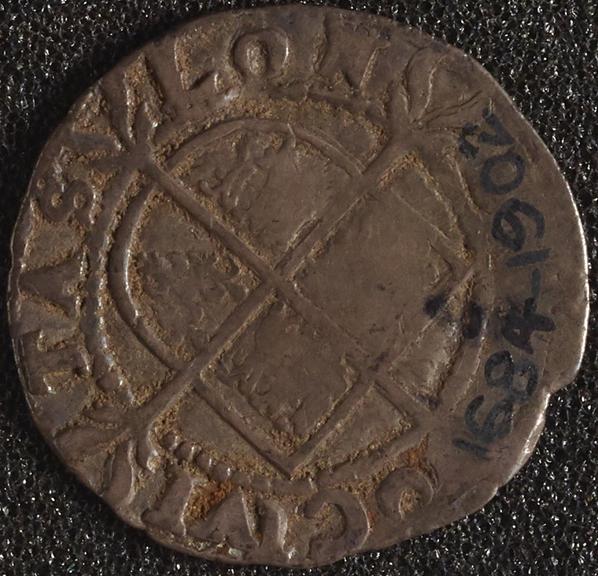 Half-Groat coin of Elizabeth I