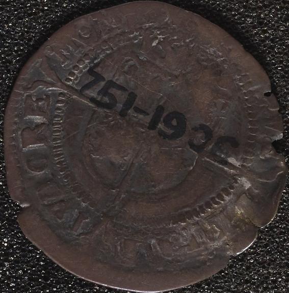 Threepence coin of Elizabeth I