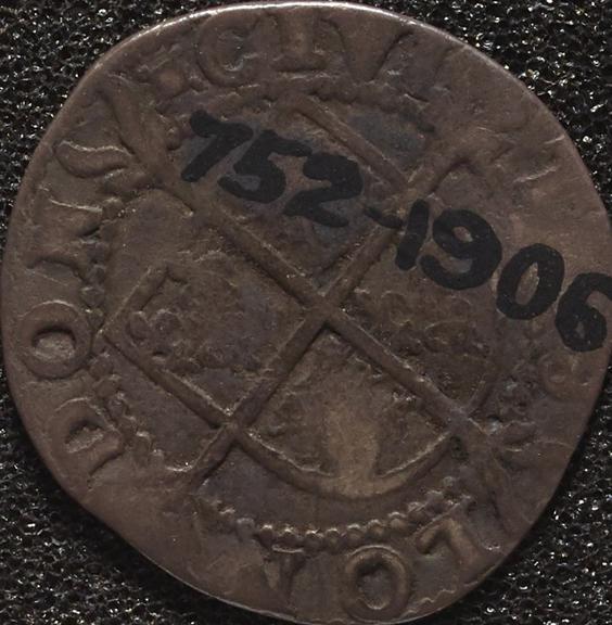 Half-Groat coin of Elizabeth I