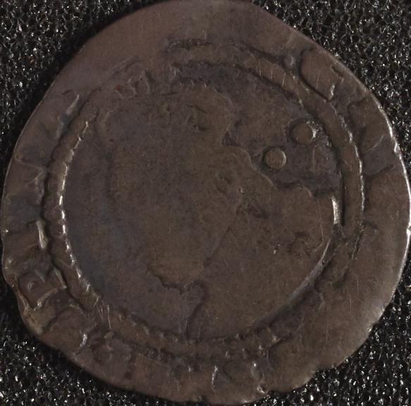 Half-Groat coin of Elizabeth I