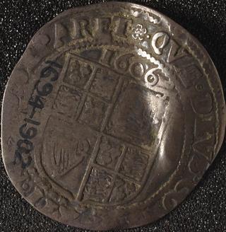 Sixpence coin of James I