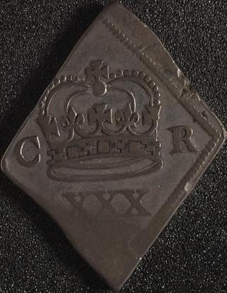 Half-crown coin - Newark Siege Piece