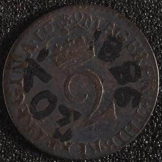 Half-Groat coin (Maundy Money) of William and Mary