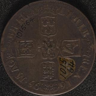 Crown coin of William III