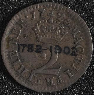 Half-groat coin (Maundy Money) of George I