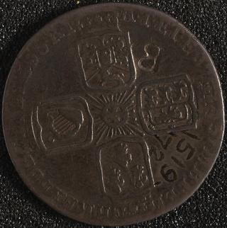 Sixpence coin of George II