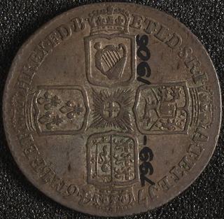 Sixpence coin of George II