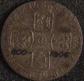 Sixpence coin of George II
