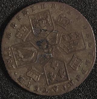 Sixpence coin of George III
