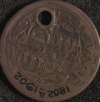 Sixpence coin of George III