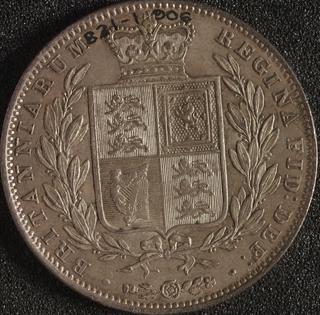 Half-Crown coin of Victoria