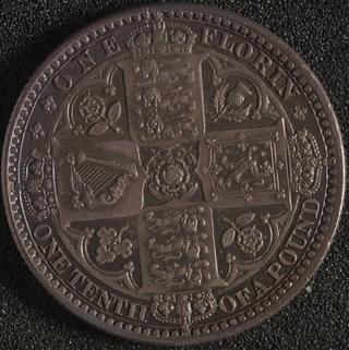 Florin coin of Victoria