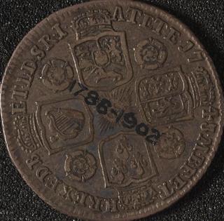 Shilling coin of George II