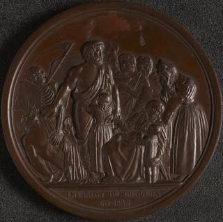 Bronze medal by Emile Rogat