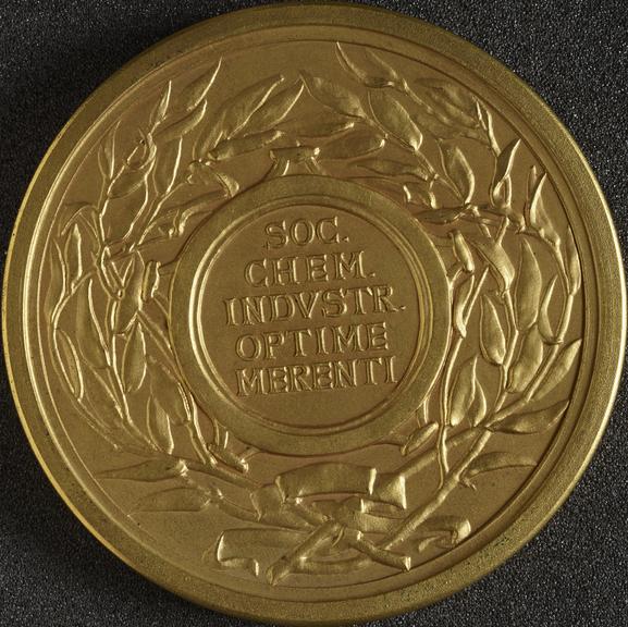 Gold plated medal