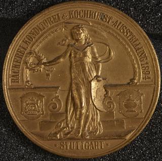 Medal, Backerei, Konditorei, Kochkunst – Ausstellung 1894. Stuttgart