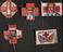 5 Red Cross Society flag day badges