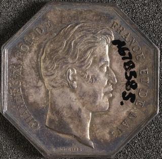 Silver medal of the Academie Royale de Medecine