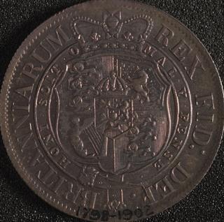 Half-Crown coin of George III