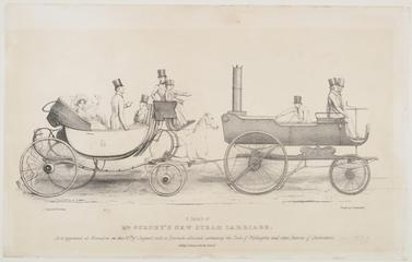 A Sketch of Mr Gurney's New Steam Carriage