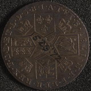 Shilling coin of George III