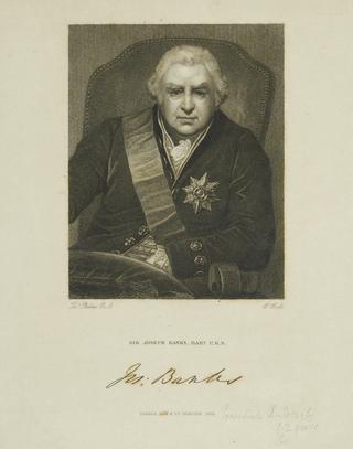 SIR JOSEPH BANKS, BART. P.R.S.