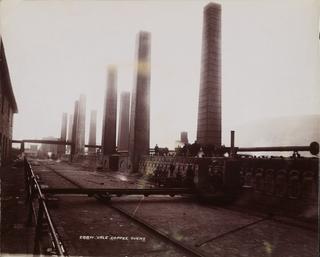 Albumen photograph, Ebbw Vale Coppee Ovens