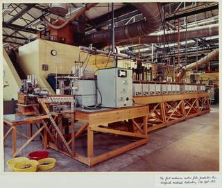 Photo: the first continuous carbon fibre production line