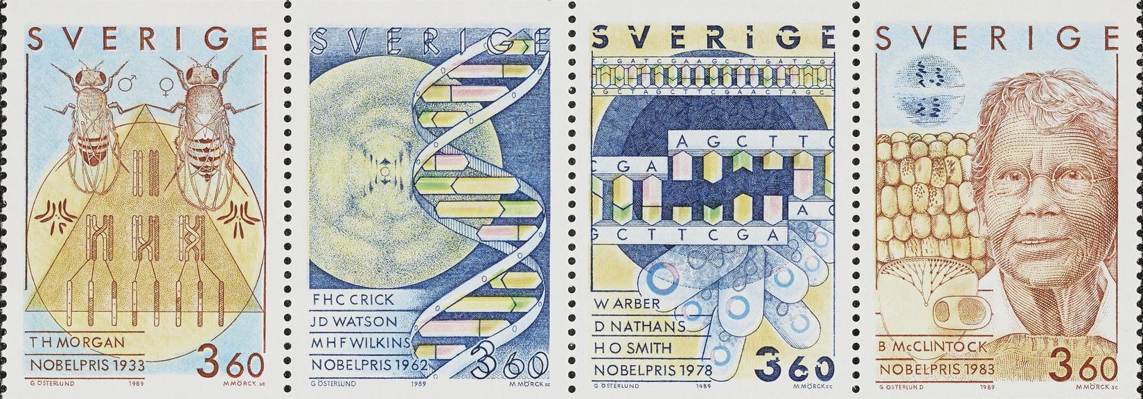 Nobel Stamps of 1989