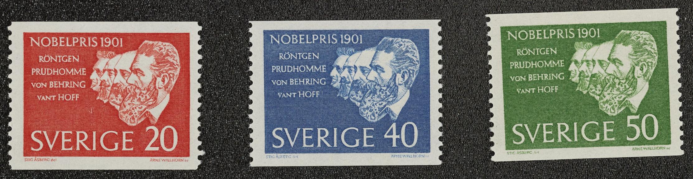 Nobel Stamps of 1961