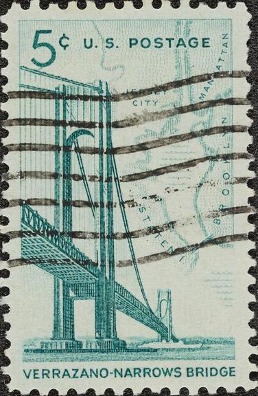 The opening of the Verrazano Narrows Bridge