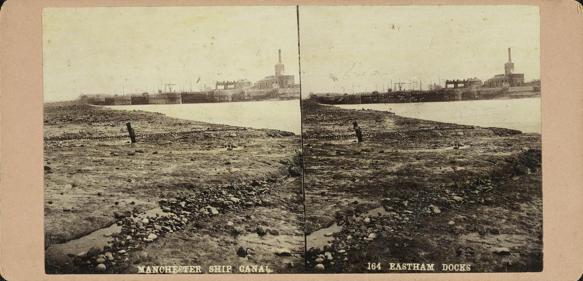 stereoscopic photograph 'Eastham Docks' / from a numbered