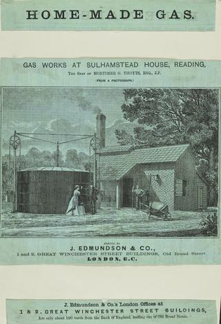 Gas works at Sulhamstead House, Reading