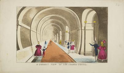 Print: A Correct View of the Thames Tunnel./ Published by J.Fairburn