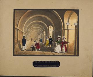 Print: Transparent Views [Thames Tunnel]./ Published by Reeves & Sons