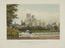 Coloured lithograph. \"East View of Ely from the Railway\"