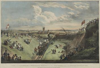 View of the Canterbury and Whitstable Railway... May 3rd, 1830