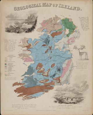 Geographical Diagram. Geological Map of England