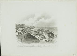 Print, London, Chatham and Dover Railway Station