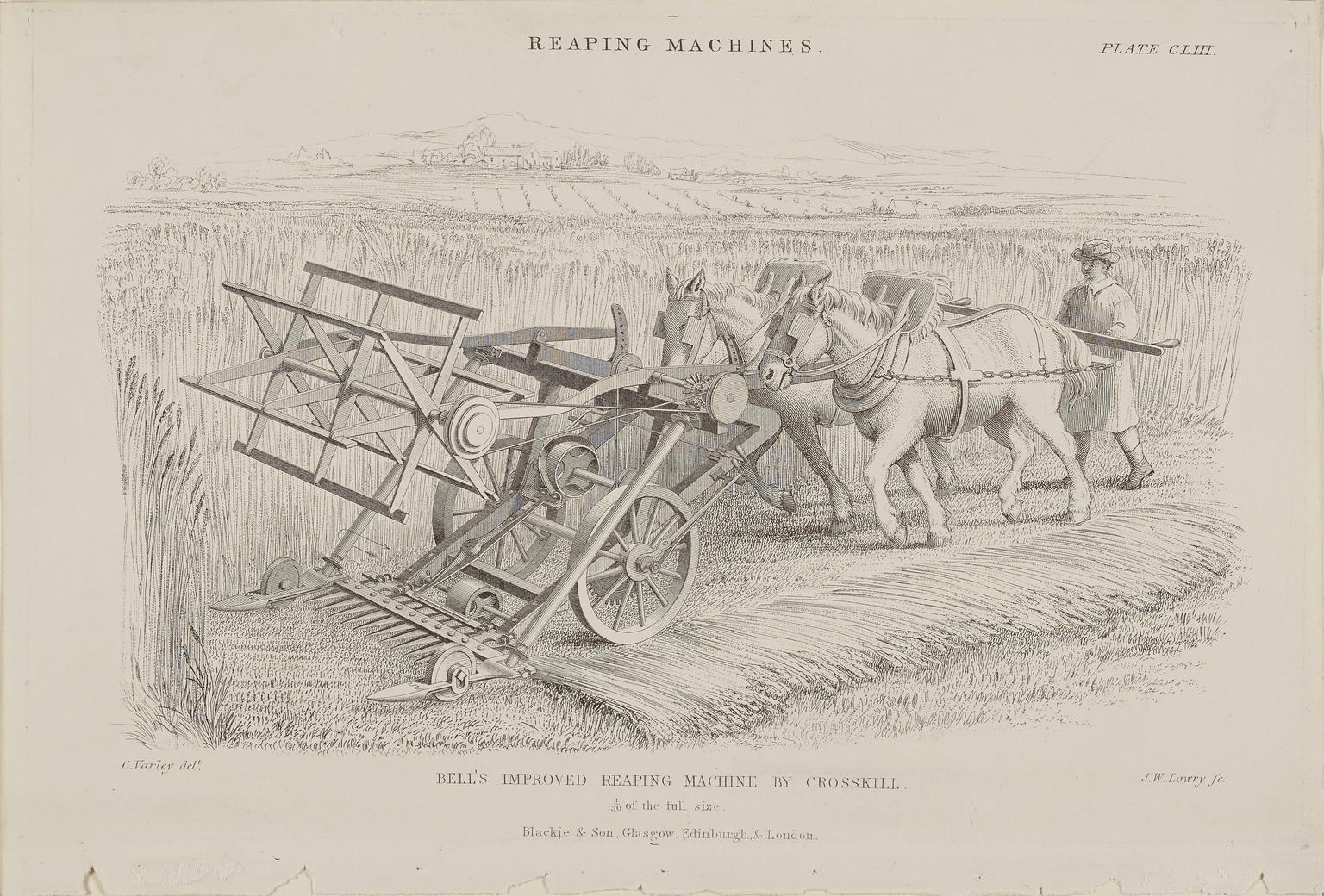 Bell's Improved Reaping Machine by Crosskill | Science Museum Group ...