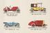 Poster. Detail from poster showing four of the 72 cars